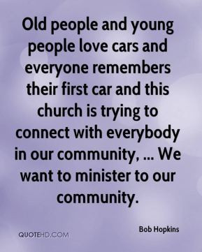 Old people and young people love cars and everyone remembers their ...