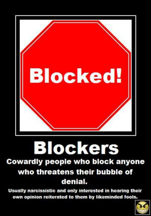 blocked interacted pre-emptively block threaten denial bubble
