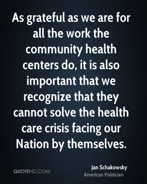 Jan Schakowsky Health Quotes