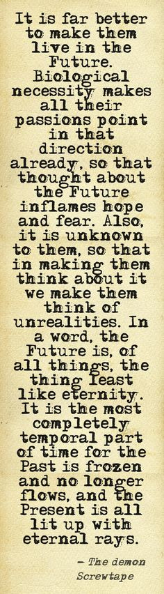 Screwtape Letters Quotes About God ~ C.S. Lewis quotes on Pinterest ...