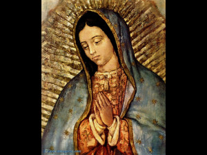 WALL090 Lady of Guadalupe wallpaper