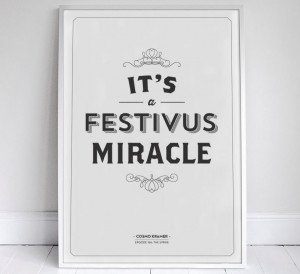 Ten Seinfeld Quote Posters in Stunning Typography