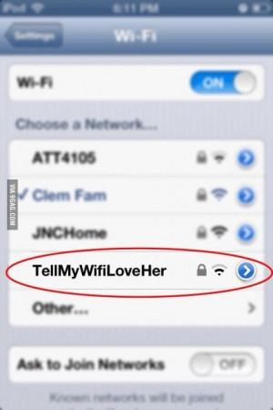 Funny wifi name