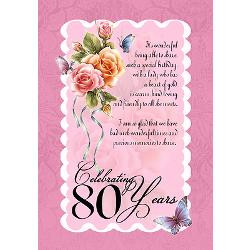 80th_birthday_greeting_card_with_roses_and_butterf.jpg?height=250 ...