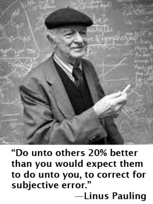 Linus Pauling Quotes Interviewing linus pauling