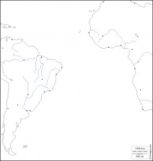 Blank Map Atlantic Ocean