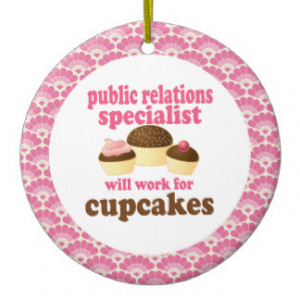 Public Relations Specialist Gift Ornament