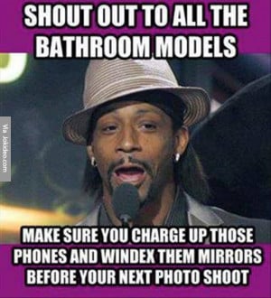 Shout out to all the bathroom models – meme