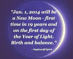 Happy New Year & New Moon
