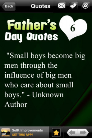 Download Inspirational Father`s Day Quotes iPhone iPad iOS