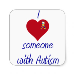 autism seeing the world from the different angle rectangle sticker