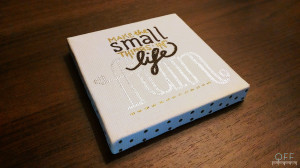 Make the small things in life fun - hand lettered by Jackie Huang