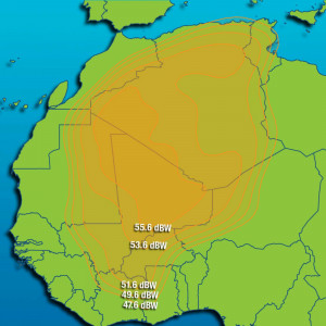 West Africa Satellite Map