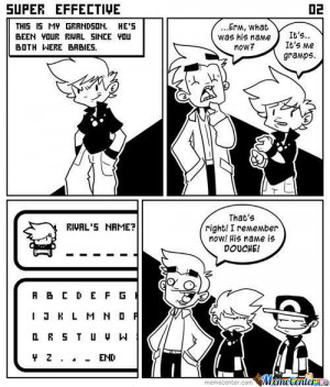 Pokemon Blue Rival Quotes