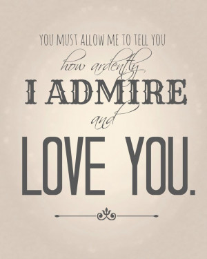 FREE Valentine Printable - Ardently I Admire, WP Romance Collection ...