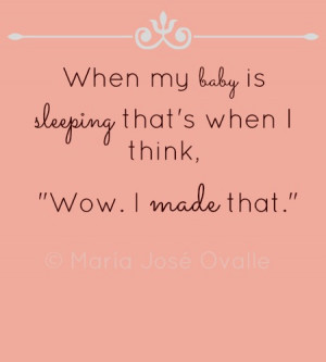Sleeping Baby Quotes and Sayings