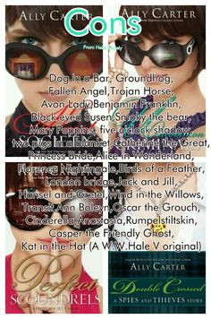 Cons from Heist Society,Uncommon Criminals, Perfect Scoundrels.