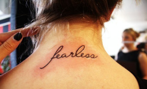 cute, fearless, love, tattoo