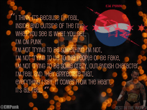 CM Punk Quote by KimchiObsessed