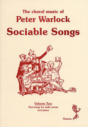 couverture the choral music of peter warlock volume 2 sociable songs 8 ...