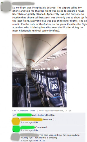 Airline screwed up, a friend just posted this on Facebook. | Funny ...