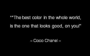 ... , is the one that looks good, on you