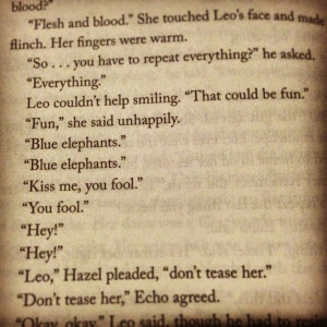 PJO- Heroes Of Olympus- The Mark Of Athena. Leo Being .... Leo ...
