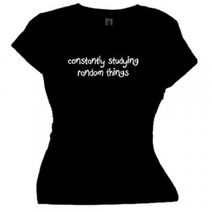 ... -Constantly Random-Black Lg Black Large 34-35