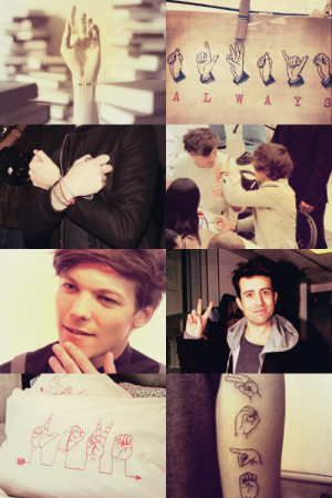 Tomlinshaw AU: Louis is deaf and proud. Nick tries really hard to ...