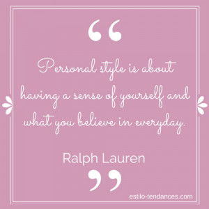 Famous Fashion Quotes by Ralph Lauren