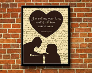 ... Shakespeare quote, wall art 16x20