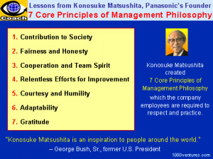 ... Matsushita: 7 Core Principles of Management Philosophy of Panasonic