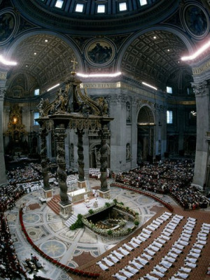 Photo: Inside St. Peter's Basilica