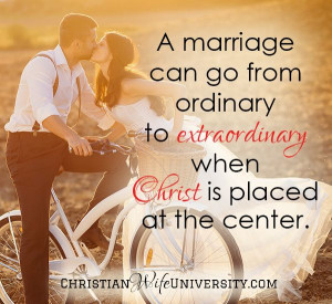 Learn how to place Christ at the center of marriage.
