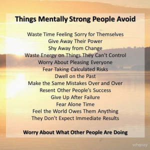 Mentally Strong People