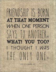 Friendship typography literary quote friends gift for best friend ...
