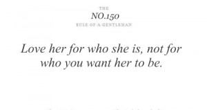The Rules of a Gentleman no.3