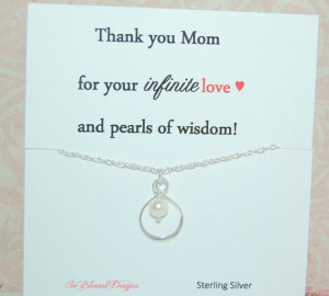 Mothers Necklace, Mothers quote, Gifts for MOM, mother of the bride ...