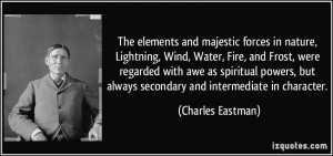 The elements and majestic forces in nature, Lightning, Wind, Water ...