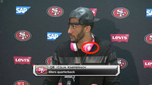 Colin Kaepernick Put Tape Over The Beats Logo On His Headphones After ...