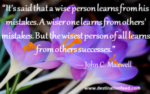 Quote of the day: Learn from others