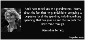 More Geraldine Ferraro Quotes