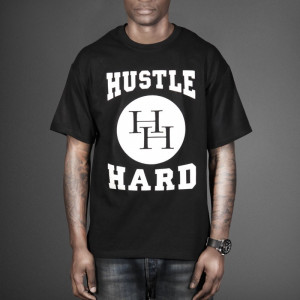 hustle hard maino t shirt