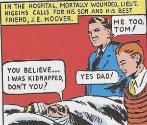 Edgar Hoover in comic book