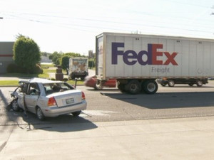 fedex freight truck accident