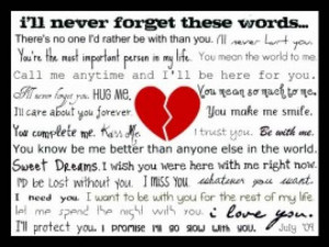 ll Never Forget These Words…. ~ Sad Quote