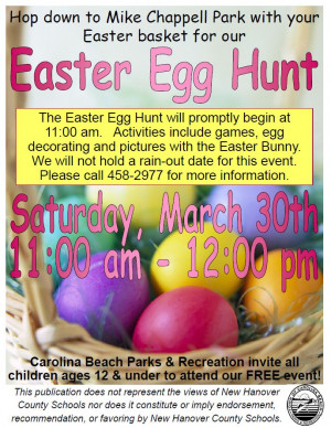 Easter Egg Hunt Saturday March