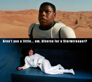 ... MOVIES » Star Wars 7 trailer stars John Boyega as black Stormtrooper