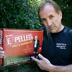 ... editor Michael Shermer wins a souvenir “Expelled” promotional kit