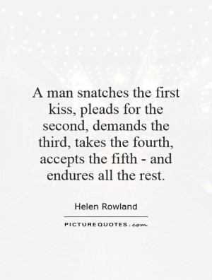 Kiss Quotes Helen Rowland Quotes